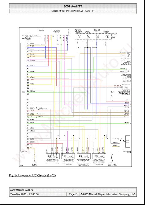 2001 audi tt wiring diagram 